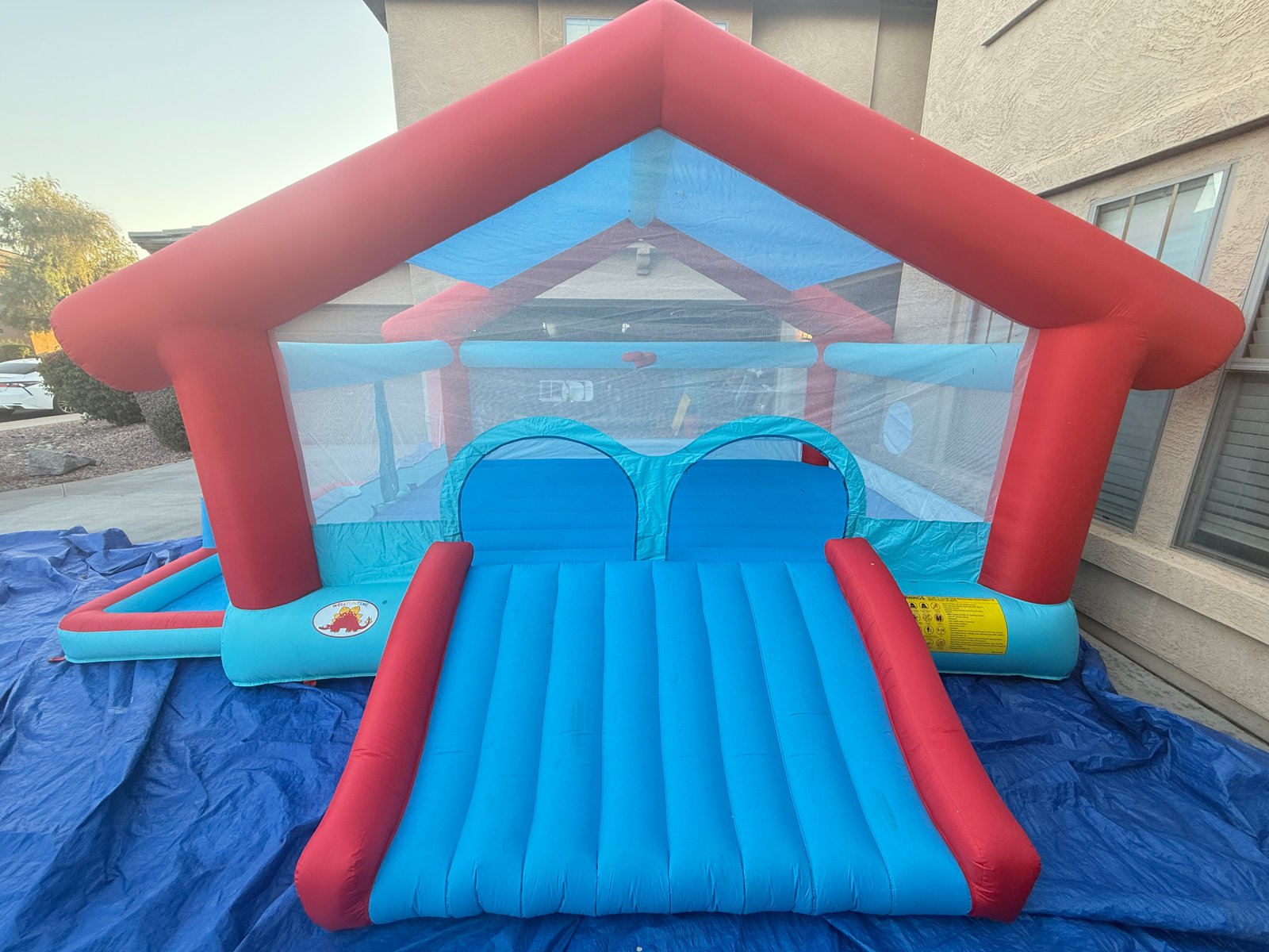 Well Funtime Bouncy Castle with Side ball pit