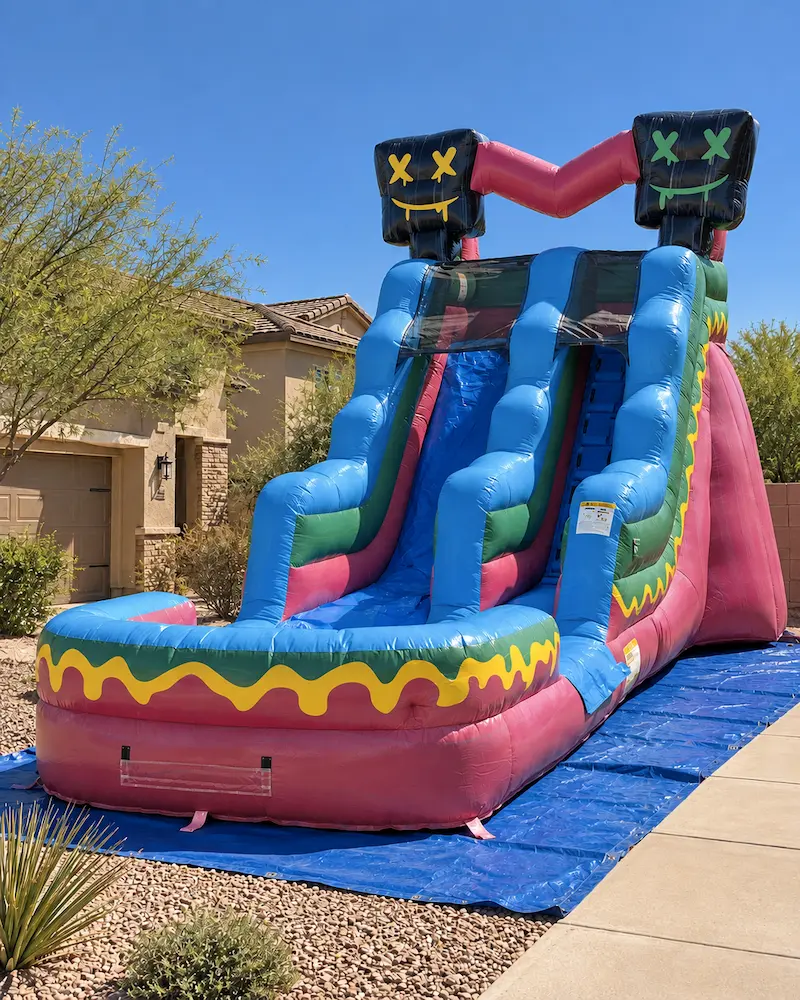 Dizzy Wave 15-foot inflatable water slide rental