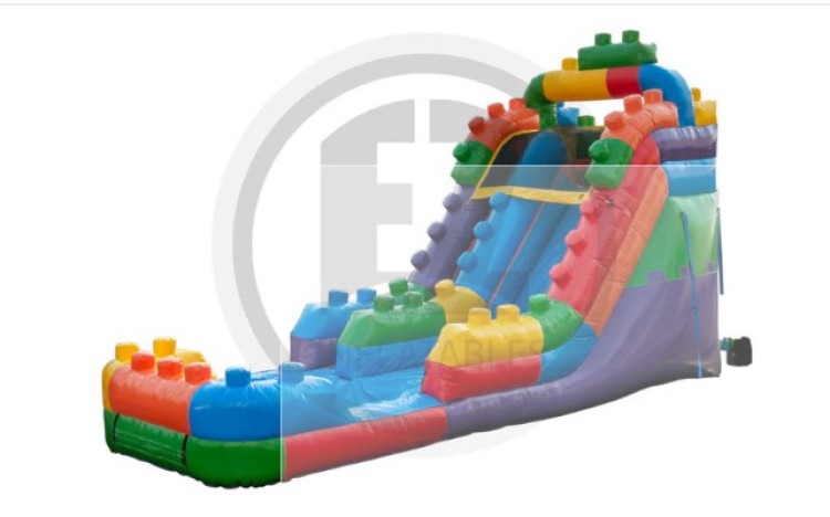 Mega Blocks Single Lane Water Slide